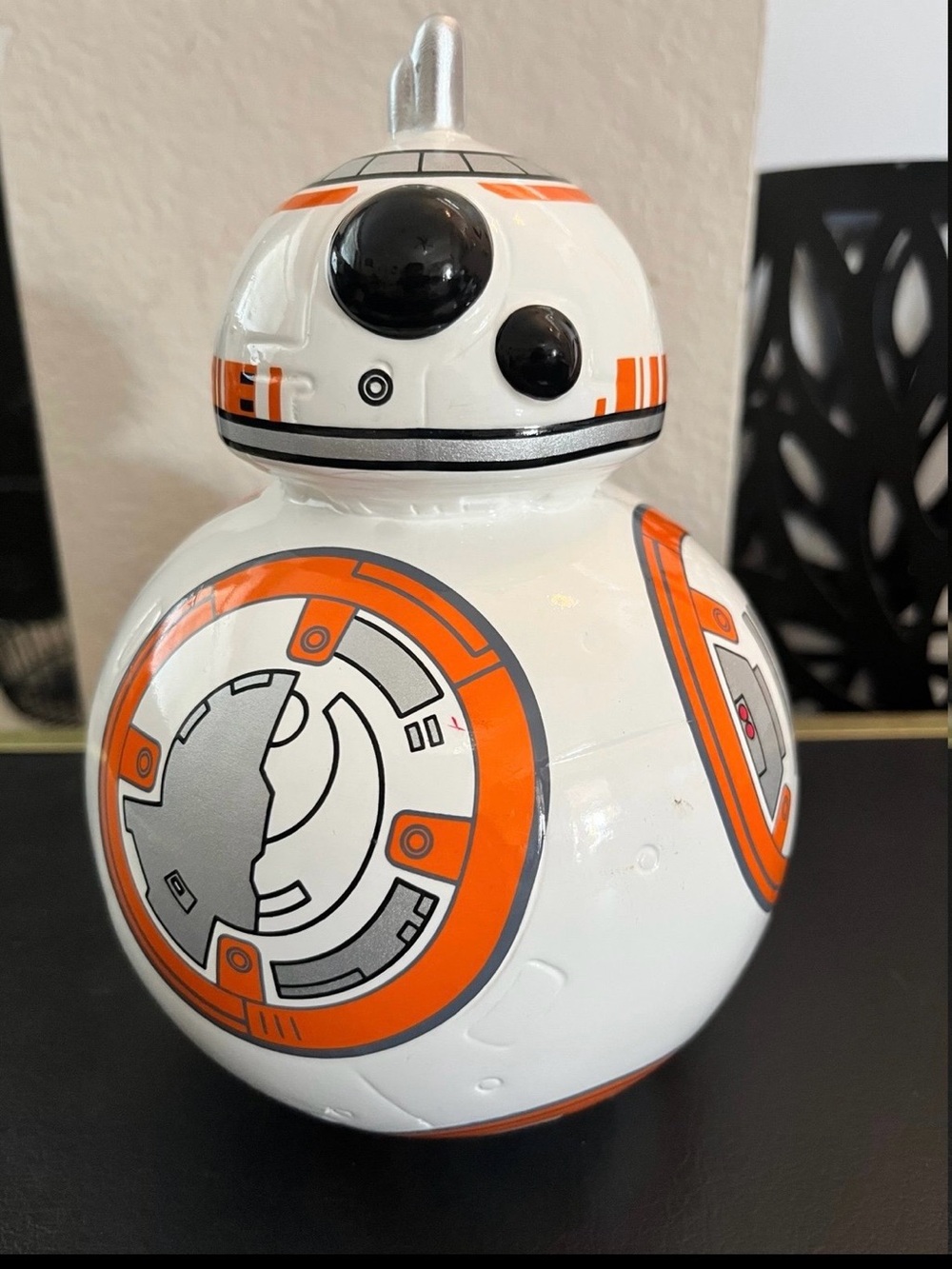 BB-8 Droid Ceramic Figurine - White & Orange